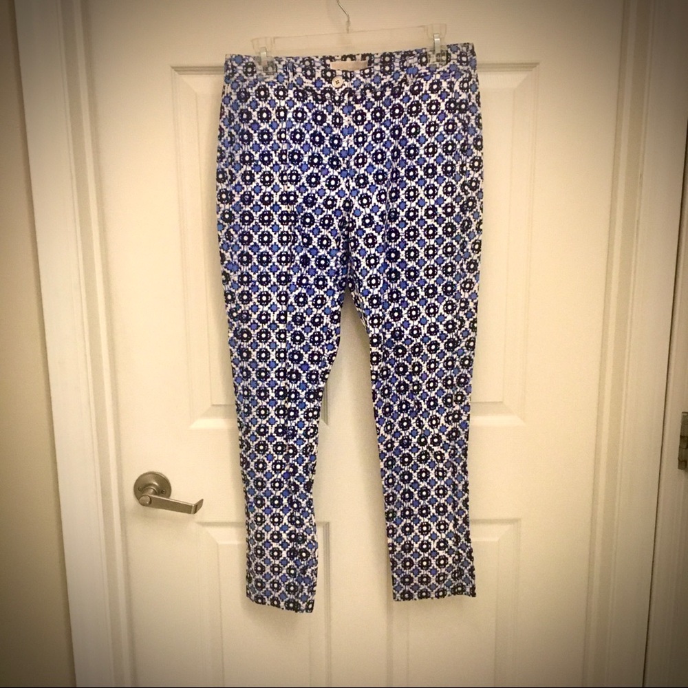 Michael Kors Patterned Cotton Pants